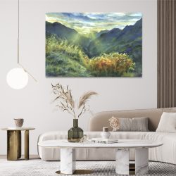 旭日東昇裝飾畫 無框畫 客廳掛畫